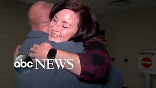 Woman meets her biological father after unexpected DNA test kit results