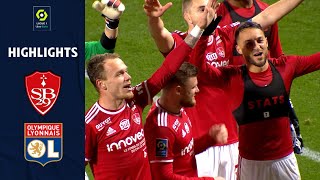 STADE BRESTOIS 29 - OLYMPIQUE LYONNAIS (2 - 1) - Highlights - (SB29 - OL) / 2021-2022