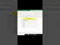 Excel auto Data trick #excel #shorts #follow