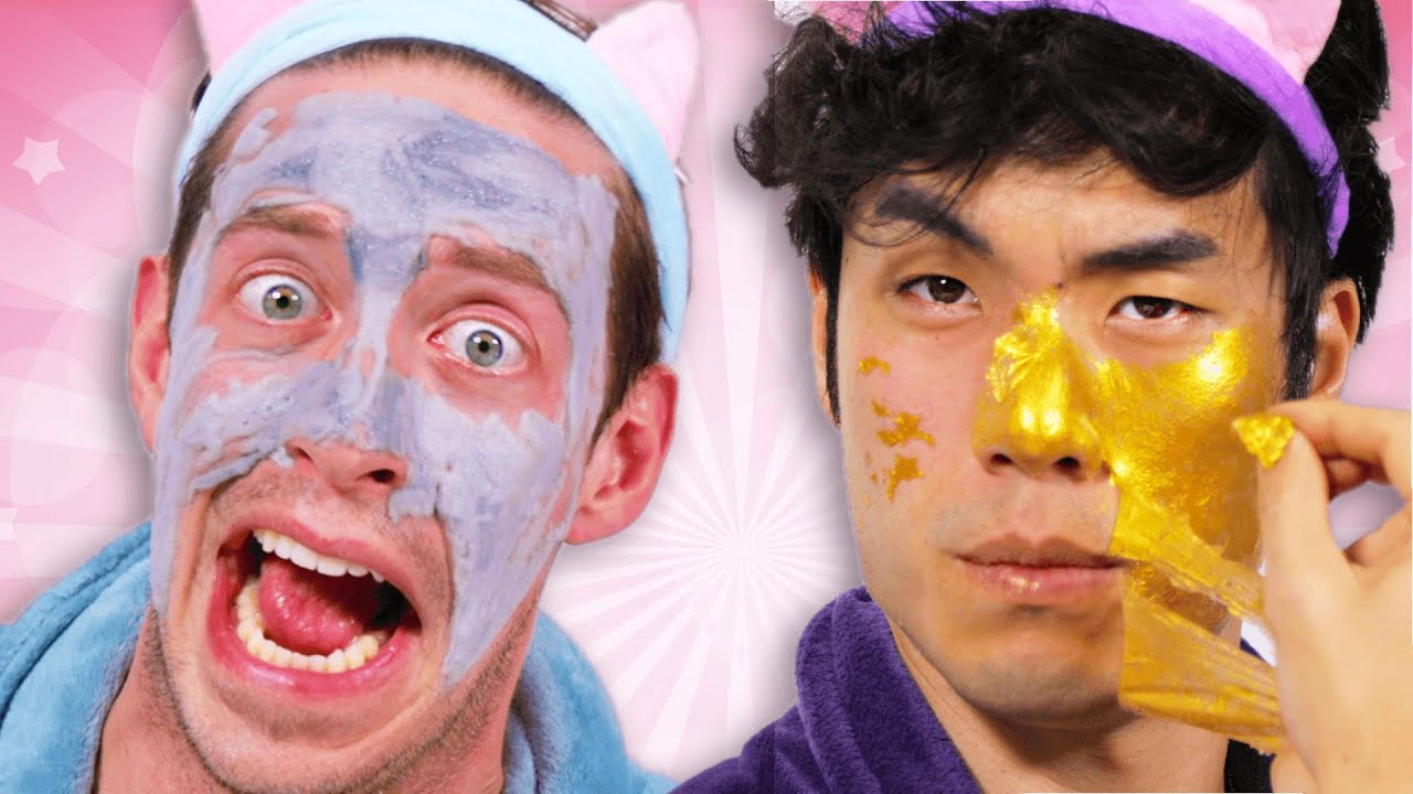 ⁣The Try Guys Try Extreme Korean Skincare Products
