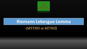 Riemann Lebesgue Lemma | Fourier Series | BSc mathematics