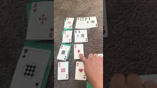 Waterfall solitaire