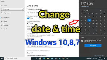 How to change date and time in windows 10 | Computer Mein Date and Time Kaise Set Kare
