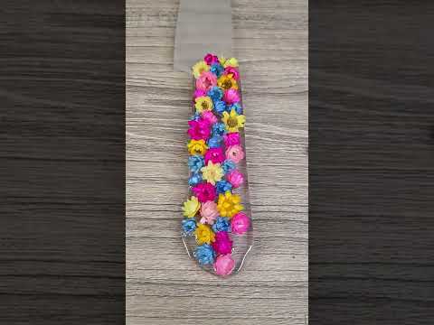 Fiz uma FACA de Resina e Flores!