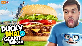 Ducky Bhai Cartoon Or Giant Burger Episode 01🍔 | Ducky Bhai Cartoon PopCorn Kahani Tv 🤩