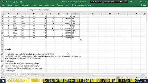Học excel cấp tốc: Làm chủ các hàm cơ bản trong trong Excel (full 60p)