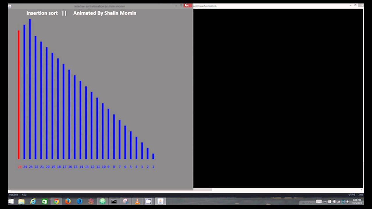 Insertion Sort Animation YouTube