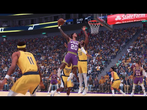 NBA UTAH JAZZ Vs INDIANA PACERS NBA 2K24 GAMEPLAY PS5 4K UHD Nbalive