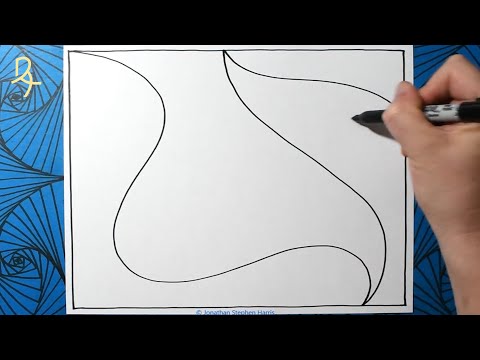 How to Draw Spiral Drawings | Satisfying and Relaxing Art Therapy | Design Pattern #79