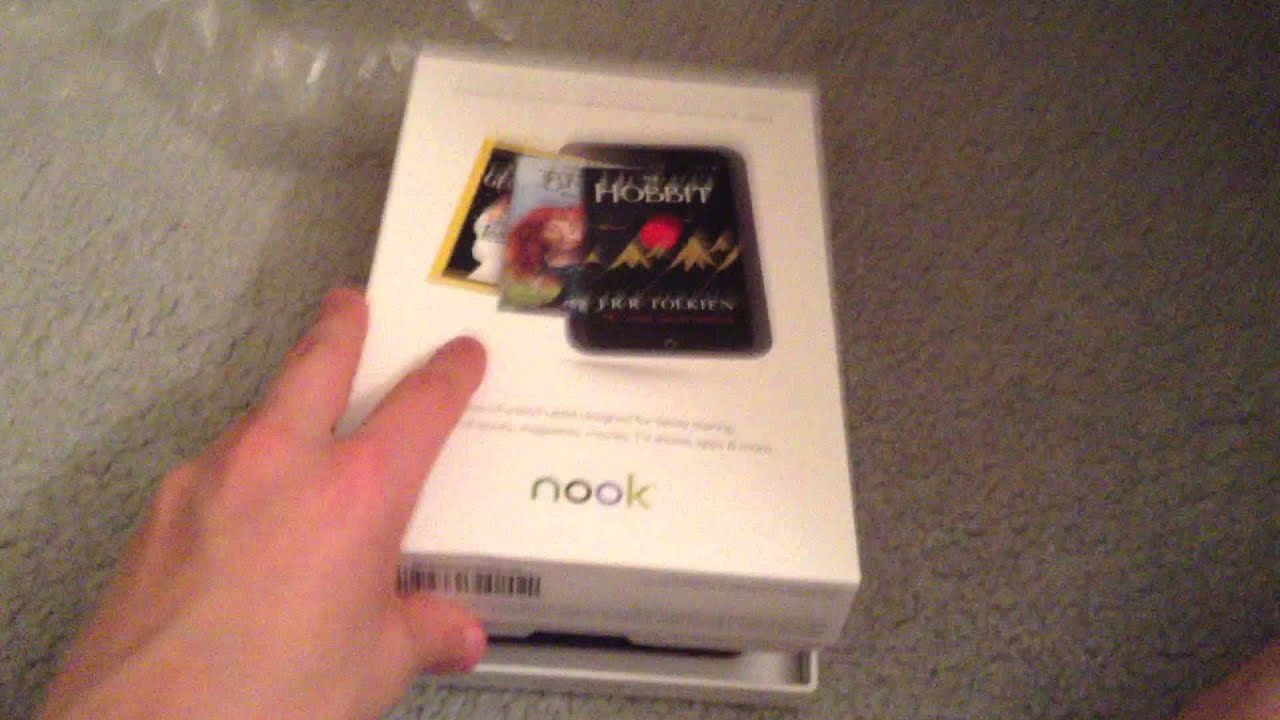 Nook HD Tablet 7 Inches Unboxing