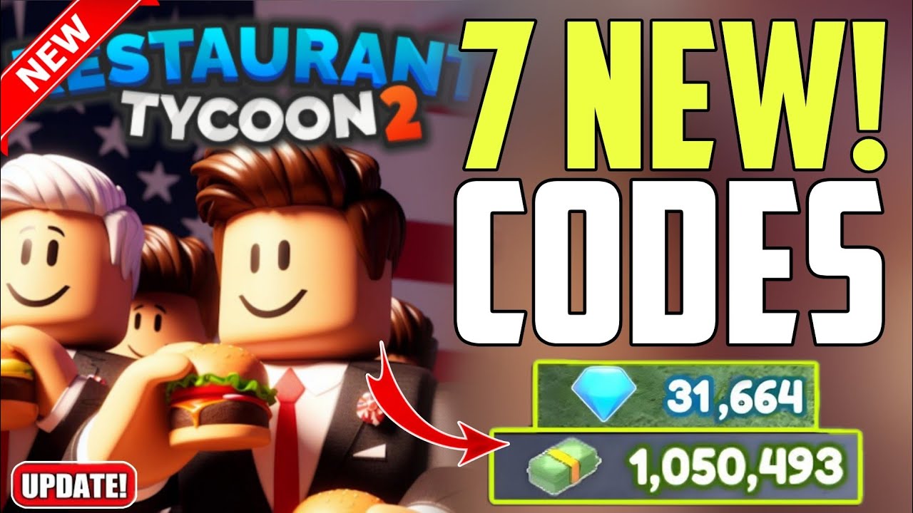 Codes, Restaurant Tycoon 2 Wiki