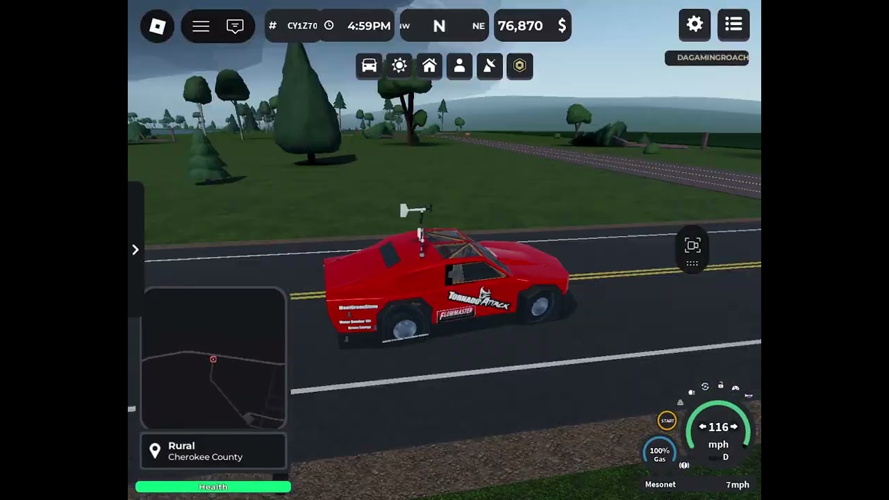 CRAZY TORNADO IN TWISTED ( I attempted to probe it)