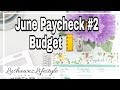 Budget With Me | Paycheck to Paycheck | June 15th - 30th | Erin Condren Planner