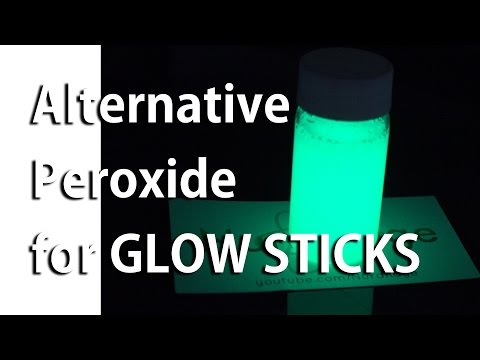 Testing Alternative Peroxide Sources for Glow Sticks