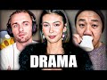 La copine de squeezie dans un drama 