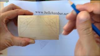 How to Draw Celtic Patterns 146 - Wood Burning an interlace to a box - Part 3 of 8+ In this segment we use a hard B pencil to construct the spine of the more intricate interlace. Jason recommends Staedtler pencils.