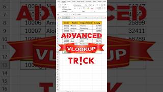 Don't Use Vlookup in Excel‼️Instead Use Amazing Function✨VLOOKUP TRICK #excelshorts #exceltutorial