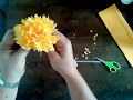 ¿Cómo hacer flores de papel cempasuchil? #detallefemenino #flores #tutorial #papel #hechoamano