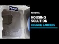 Sleeping pods for homeless people sitting empty  abc news