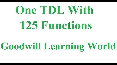 Amazing TDL with 125 Functions   Amazing TDL for Ever   with More Advance Functions