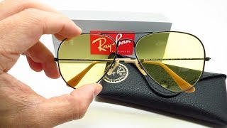 ray ban photochromic aviator sunglasses