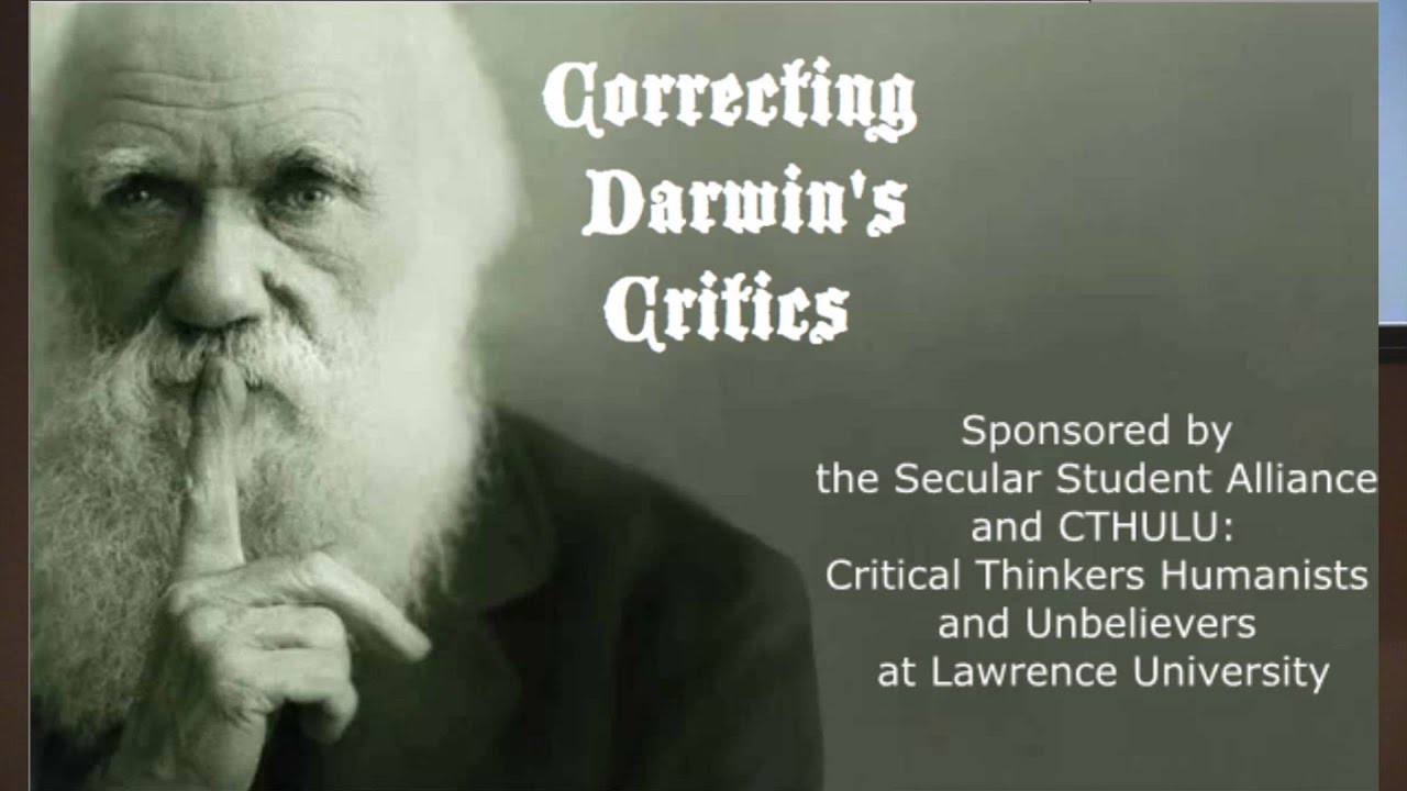 Correcting Darwin's Critics