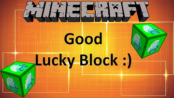 GOOD LUCKY BLOCK - MINECRAFT 1.8 (MOD SHOWCASE)