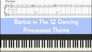 Barbie in The 12 Dancing Princesses Theme - Barbie in The 12 Dancing Princesses - Piano