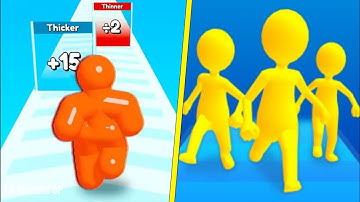 💚Tall Man Run Vs Join Clash 3D All Levels Android, IOS, Mobile Gameplay | PK Mandal OP