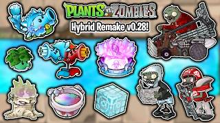 Plants vs Zombies Hybrid Remake v0.28 | New Hybrid Paradise Mode, Plants, Zombies & More | Download