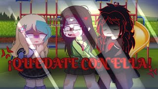 Quedate Con Ella Meme Gacha Club An-Eyes 3 Parte De Flor Morada