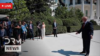 LIVE: President Donald Trump Speaks Outside the White House | DRM News | AC1G