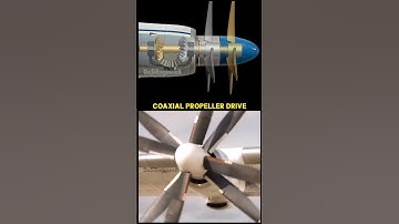 Coaxial Propeller Drive #mechanism #airplane #design #shorts #shortvideo #shortsfeed @DeSiEngineeR