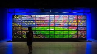 The fc barcelona museum has opened two new facilities this summer
which were renovated to make photographs and videos centre stage.
first attraction ...