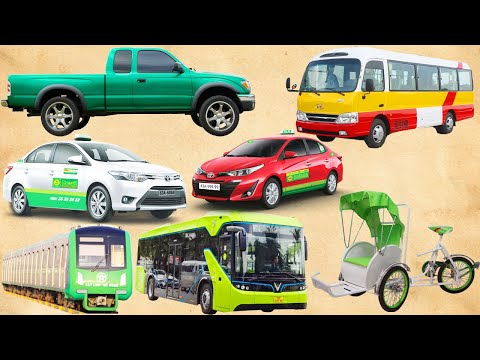 Video Tàu Điện Metro, Xe Buýt, Xe Taxi, Xe Xích Lô, Xe Bán... - youtube