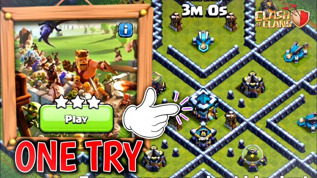 New Challenge Even Attack || 10 Year's Of Clash Challenge 2019 || Coc New Challenge 2019 ||