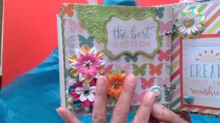 My secret sister swap from Sue Splain. From mini album, swaps and more.