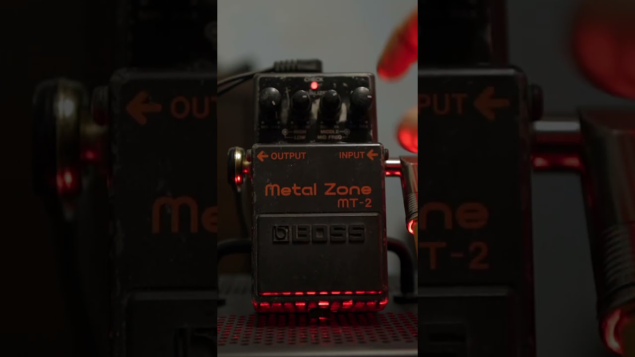 Metal Zone mt2 BELONGS in the fx loop of a tube amp! #shorts