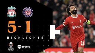 Thumbnail for Record Breaker Salah! 🙌 | Liverpool 5-1 Toulouse | Europa League Group Stage Highlights