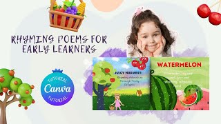 How to Create Rhyming Poems for Early Learners in Canva | Tutorial