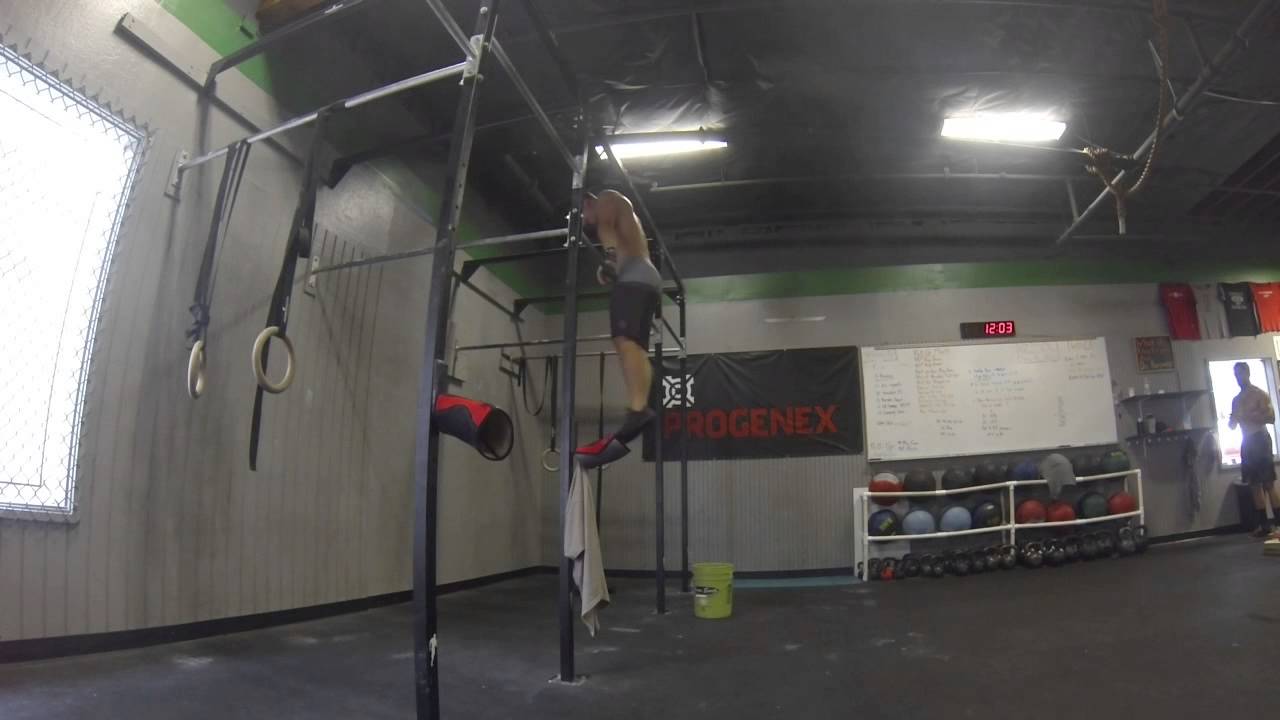 Bar Muscle-up - 6 x 5 UB reps - Round 3 - YouTube