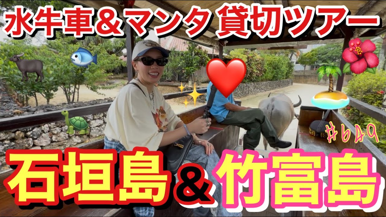 １泊2日で弾丸沖縄旅行したら石垣島と竹富島どっちも楽しめた雨だったけどマンタにも会えたし水牛も貸切ツアーできたしそろそろ沖縄のりいさっぷ出しても良い？