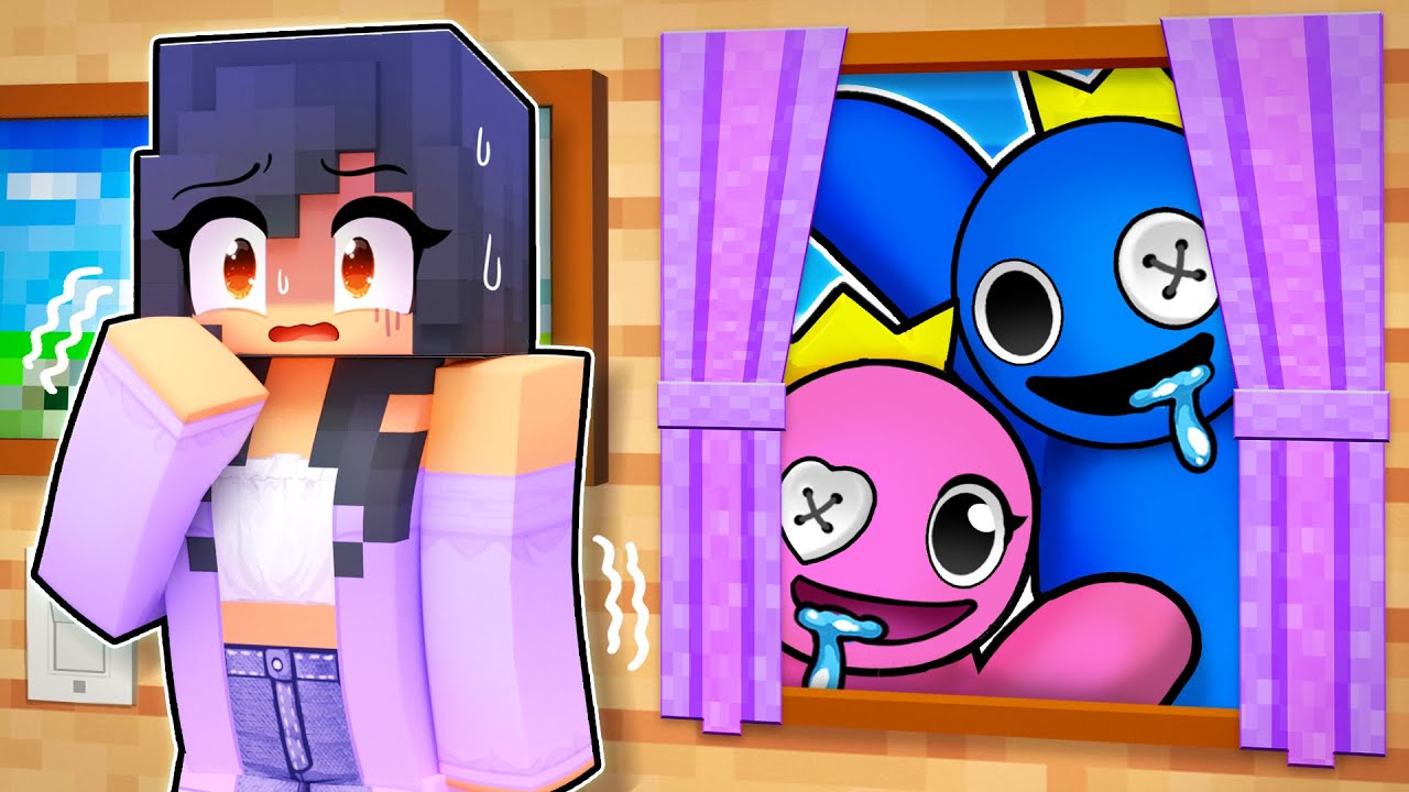 RAINBOW FRIENDS in the WINDOW in Minecraft!