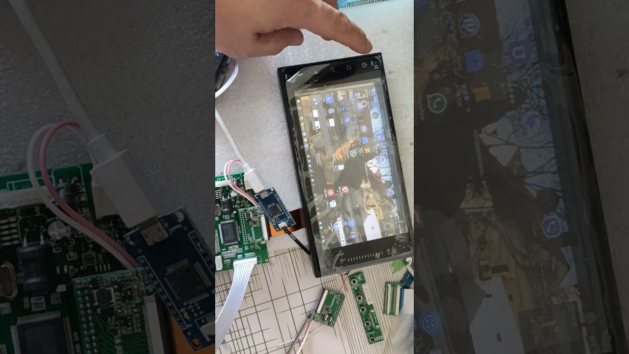 7 inch usb touch screen Sensor with frame for corolla RAV4 For DIY Carpc Carputer