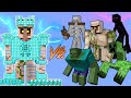 Diamond Golem Vs. Mutant Monsters in Minecraft