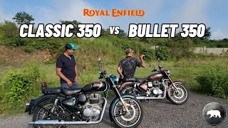 Royal Enfield CLASSIC 350 vs BULLET 350 | Comparison