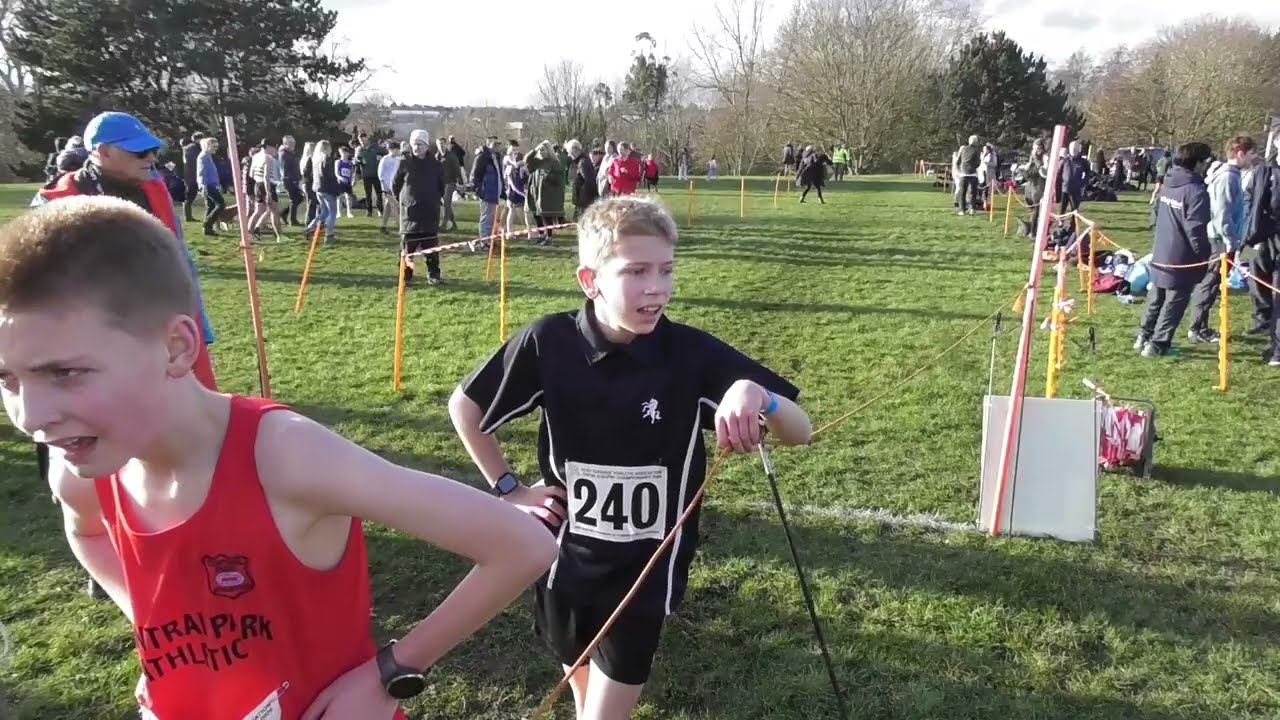 Junior Boys Kent Schools Cross Country Championships at Dartford 17th January 2026