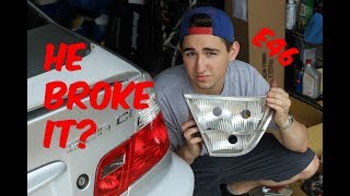 How To Replace BMW E46 Taillights