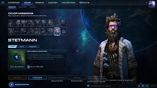 StarCraft 2 New Co-op Commander Egon Stetmann First Time Gameplay