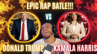 GO VOTE!  Donald Trump vs Kamala Harris. Epic Rap Battles of History (REACTION)
